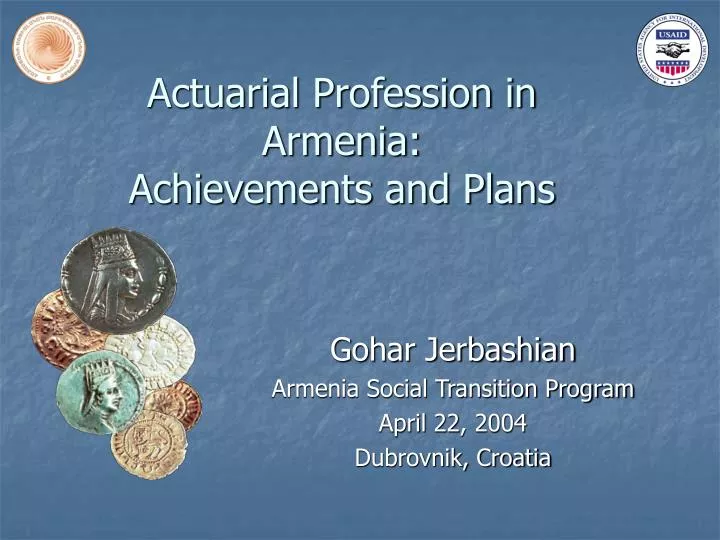 actuarial profession in armenia achievements and plans
