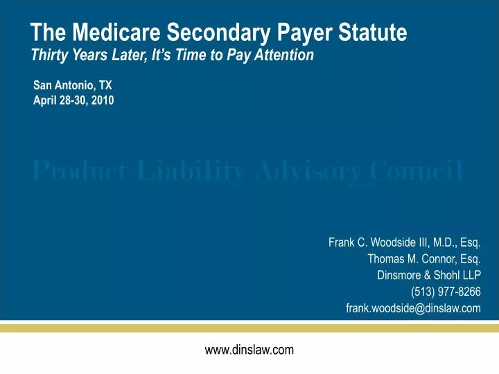 the medicare secondary payer statute thirty years later it s time to pay attention
