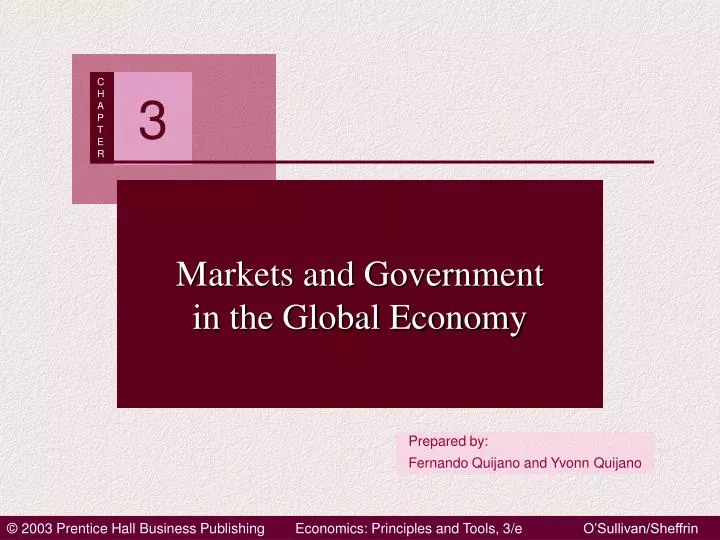 markets and government in the global economy
