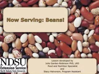 Now Serving: Beans!