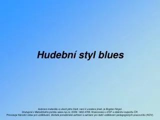 hudebn styl blues