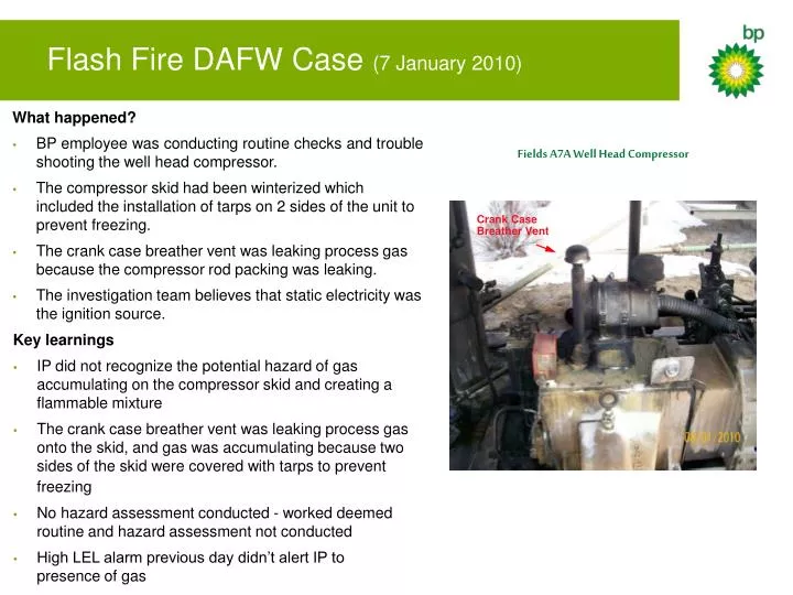 flash fire dafw case 7 january 2010