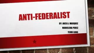 Anti-Federalist