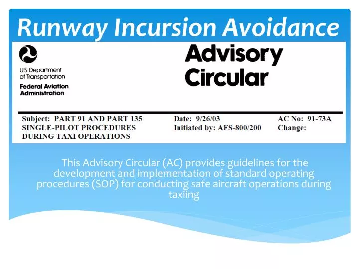 runway incursion avoidance