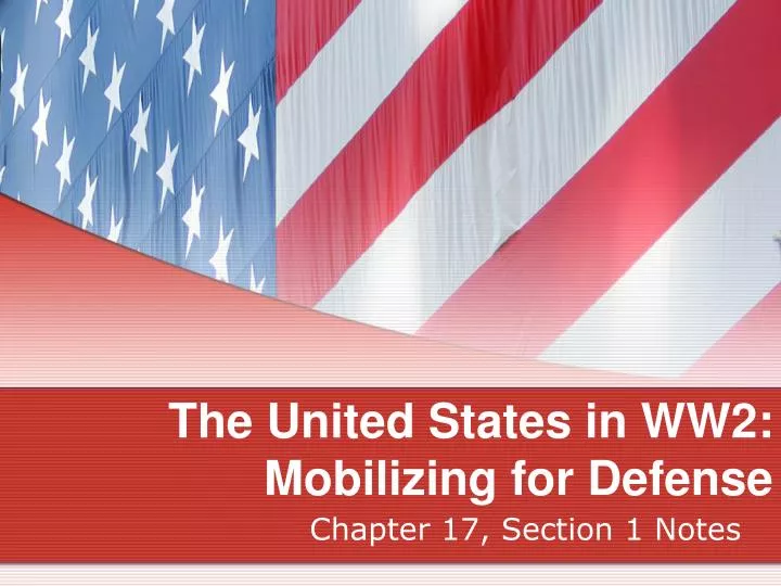 the united states in ww2 mobilizing for defense
