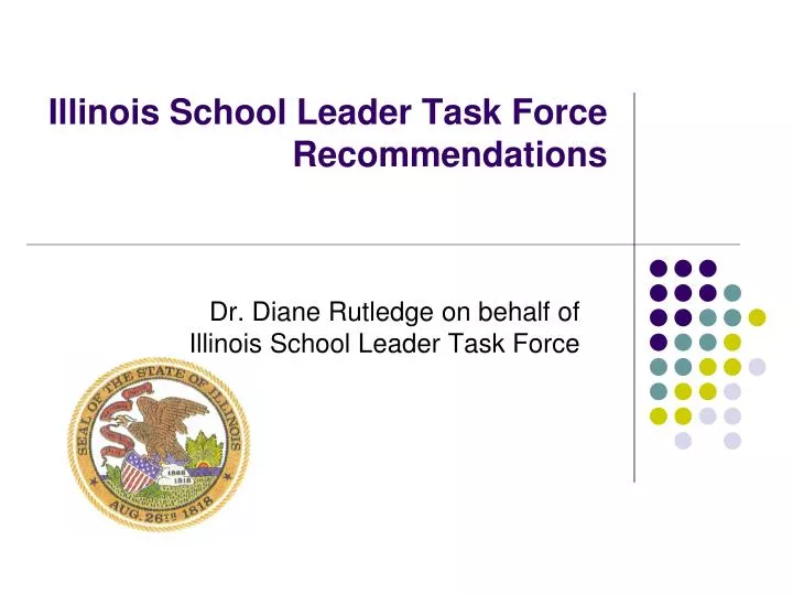 illinois school leader task force recommendations