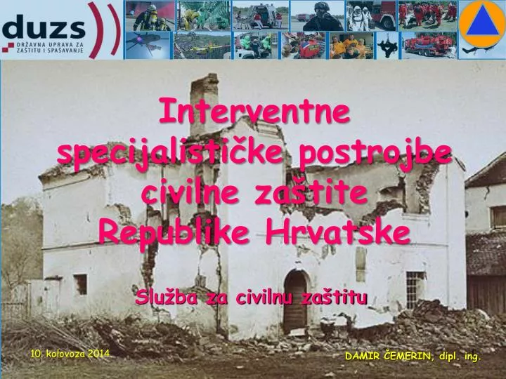 interven tne specijalisti k e postrojb e civilne za tite republike hrvatsk e