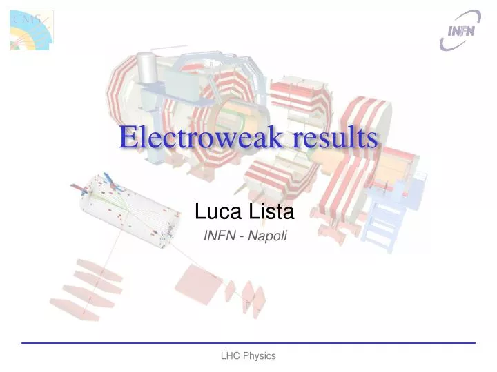 electroweak results