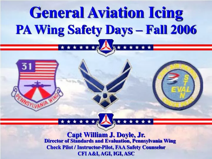 general aviation icing pa wing safety days fall 2006