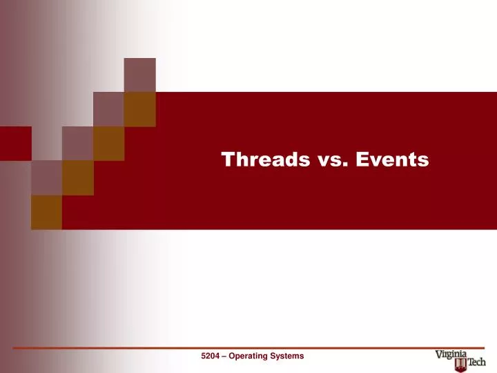 threads vs events