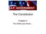 The Constitution - slide 1