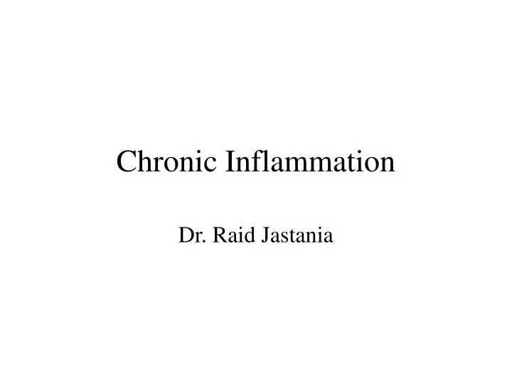 chronic inflammation