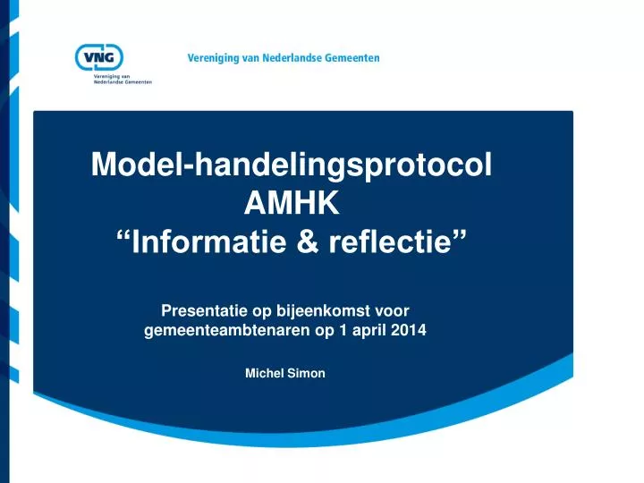 model handelingsprotocol amhk informatie reflectie