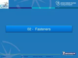 02 - Fasteners