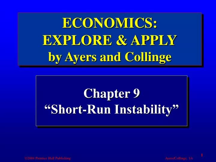 chapter 9 short run instability