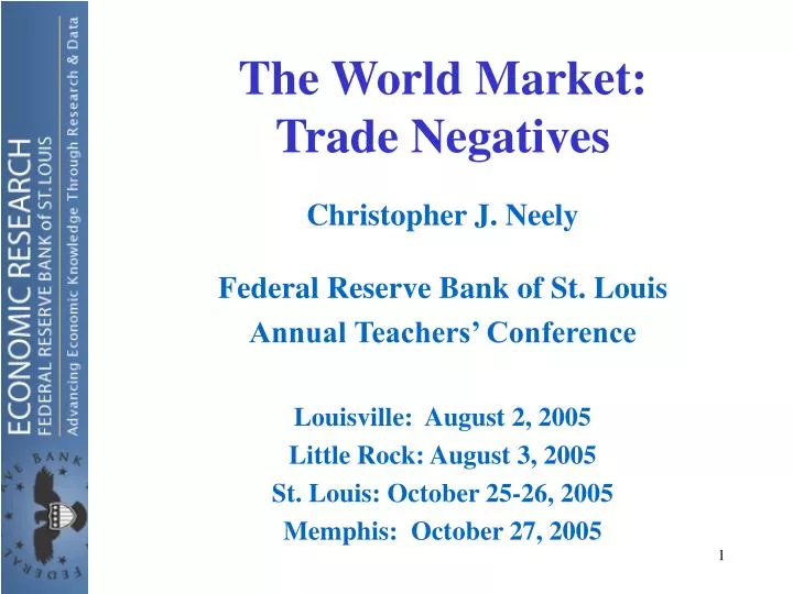the world market trade negatives