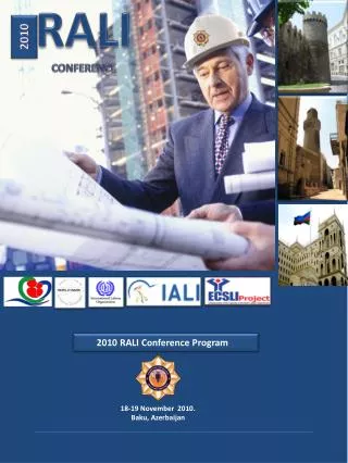 2010 RALI Conference Program