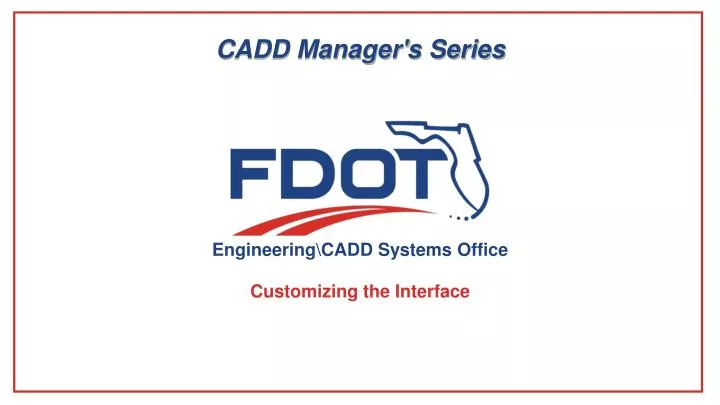 cadd manager s series