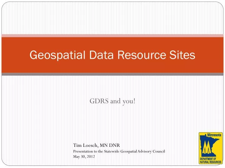 geospatial data resource sites
