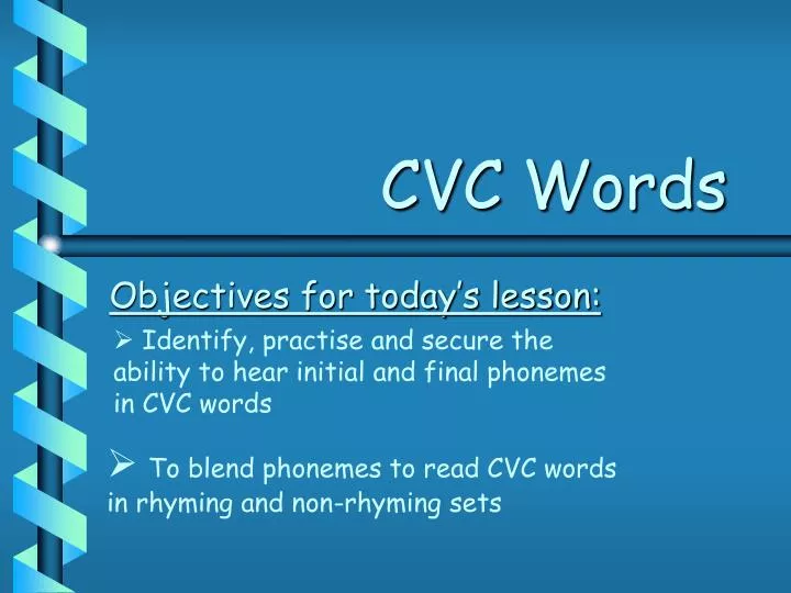cvc words