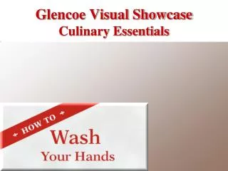 Glencoe Visual Showcase Culinary Essentials