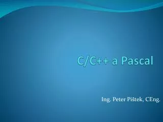 c c a pascal