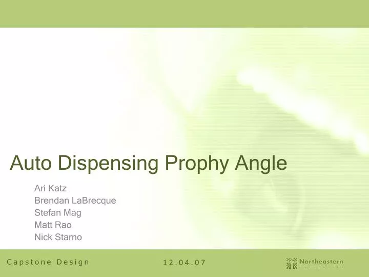 auto dispensing prophy angle