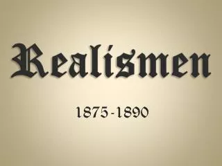 realismen