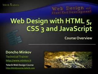 Web Design with HTML 5, CSS 3 and JavaScript