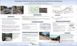 Channel Repair of Montezuma Creek in Coronado National Memorial following Fire and Flood Damage