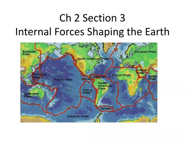 ch 2 section 3 internal forces shaping the earth