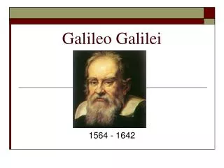 Galileo Galilei