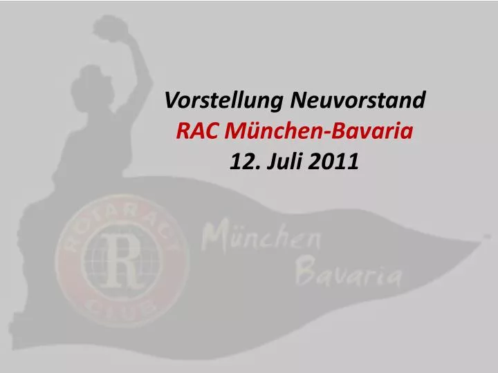 vorstellung neuvorstand rac m nchen bavaria 12 juli 2011