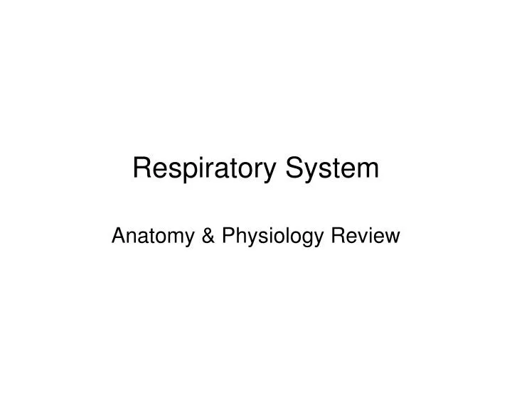 anatomy physiology review