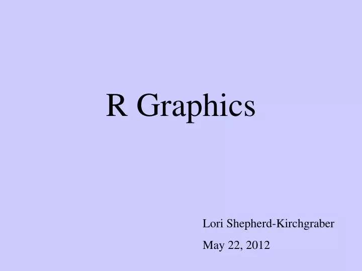 r graphics