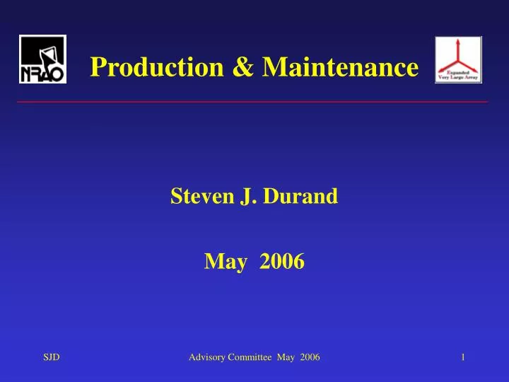 production maintenance