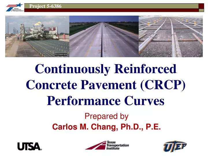 continuously reinforced concrete pavement crcp performance curves