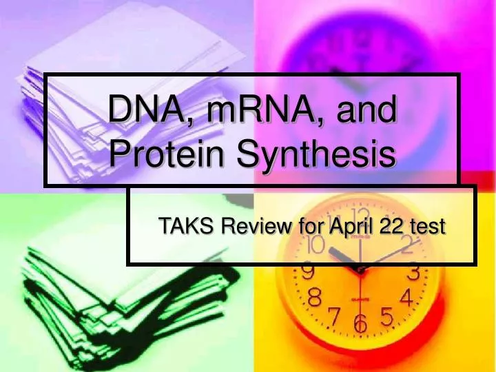 dna mrna and protein synthesis