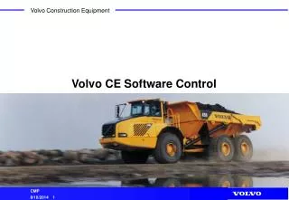 Volvo CE Software Control