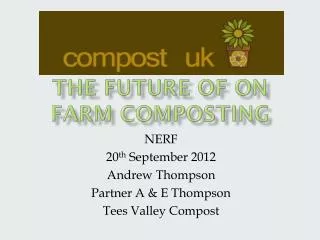 The future of on farm composting
