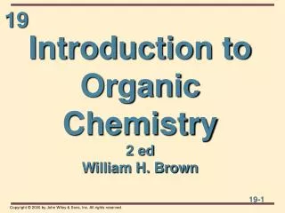 Introduction to Organic Chemistry 2 ed William H. Brown