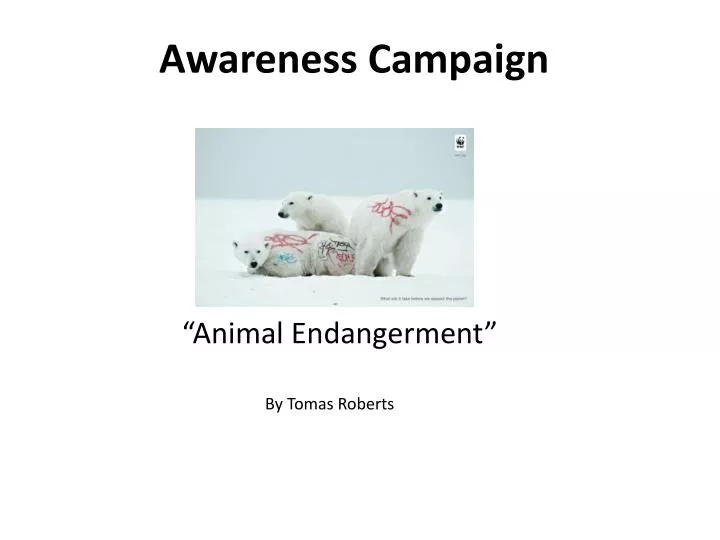 awareness campaign