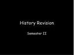 History Revision - slide 1