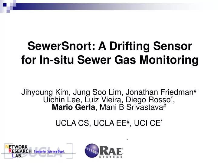 sewersnort a drifting sensor for in situ sewer gas monitoring