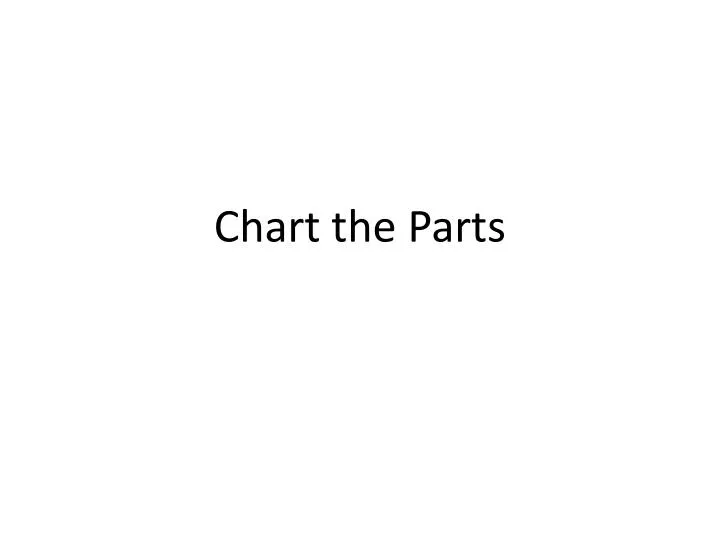 chart the parts