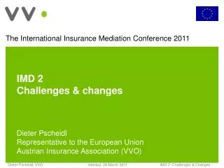 IMD 2 	Challenges &amp; changes Dieter Pscheidl
