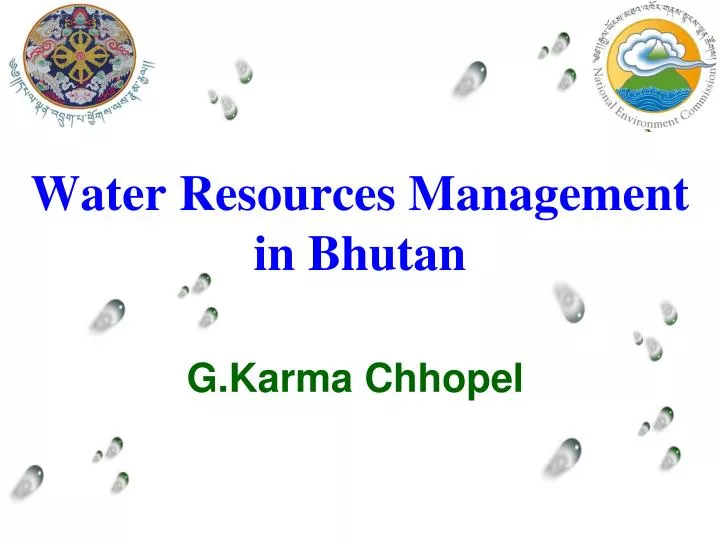 water resources management in bhutan