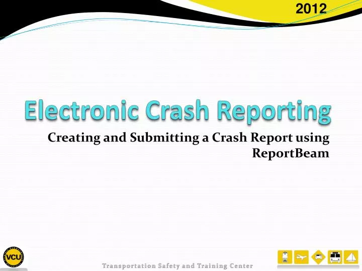 electronic crash reporting