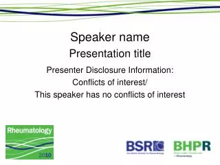 speaker name