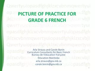 PICTURE OF PRACTICE FOR GRADE 6 FRENCH